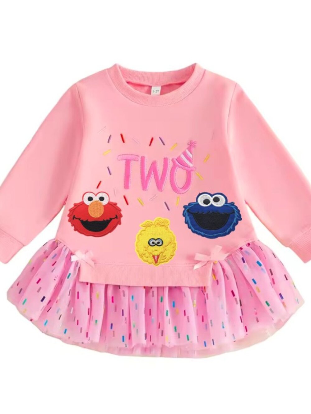 Elmo Dress Cookie Outfit Second Birthday Sesame Street Clothes Abby Sweater